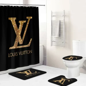 Louis Vuitton Bathroom Set Home Decor Hypebeast Bath Mat Luxury Fashion Brand