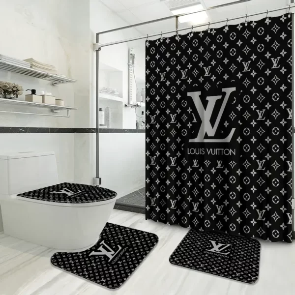 Louis Vuitton Bathroom Set Hypebeast Bath Mat Home Decor Luxury Fashion Brand