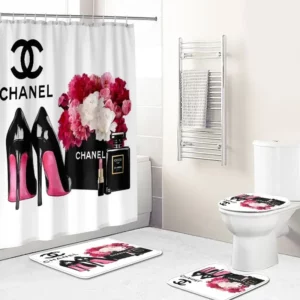 Chanel Bathroom Set Hypebeast Luxury Fashion Brand Bath Mat Home Decor