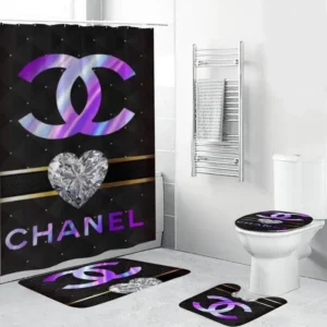 Chanel Bathroom Set Luxury Fashion Brand Hypebeast Home Decor Bath Mat