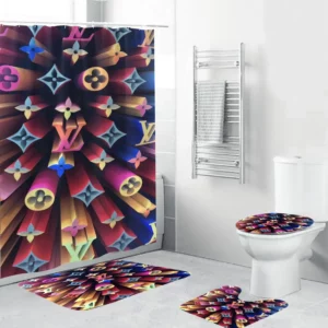 Louis Vuitton Bathroom Set Home Decor Luxury Fashion Brand Hypebeast Bath Mat