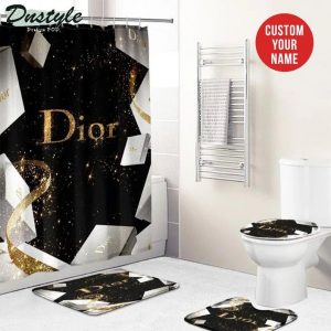 Dior Bathroom Set Home Decor Bath Mat Luxury Fashion Brand Hypebeast