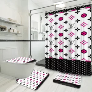 Louis Vuitton Lv Louis Vuitton Bathroom Set Luxury Fashion Brand Home Decor Hypebeast Bath Mat