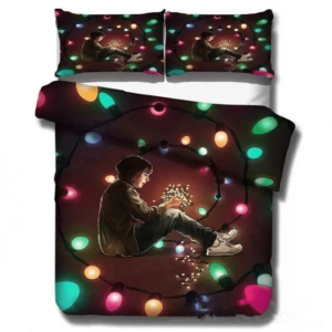 Stranger Things Logo Brand Bedding Set Home Decor Bedroom Luxury Bedspread