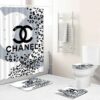 Chanel Leopard Bathroom Set Bath Mat Hypebeast Home Decor Luxury Fashion Brand