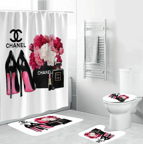 Chanel Bathroom Set Luxury Fashion Brand Home Decor Hypebeast Bath Mat