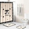 Chanel Beige Bathroom Set Luxury Fashion Brand Bath Mat Home Decor Hypebeast