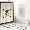 Chanel Beige Bathroom Set Bath Mat Home Decor Hypebeast Luxury Fashion Brand