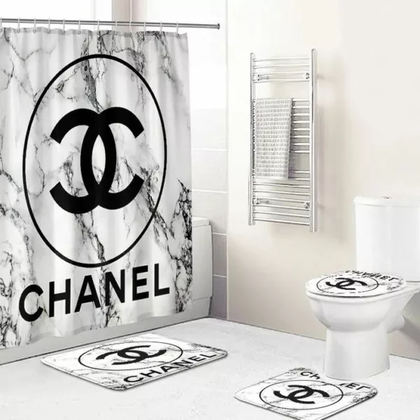 Chanel Circlenew Bathroom Set Luxury Fashion Brand Bath Mat Hypebeast Home Decor