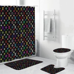 Louis Vuitton Bathroom Set Hypebeast Bath Mat Home Decor Luxury Fashion Brand