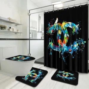 Chanel Bathroom Set Luxury Fashion Brand Hypebeast Bath Mat Home Decor