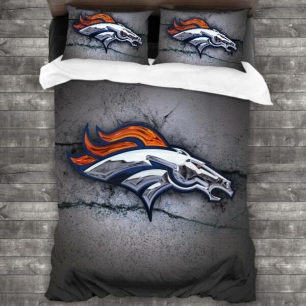 Denver Broncos Logo Type 8 Bedding Sets Sporty Bedroom Home Decor