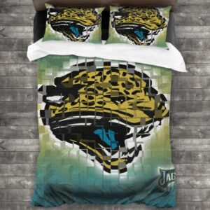 Nfl Jacksonville Jaguars Logo Type 47 Bedding Sets Sporty Bedroom Home Decor