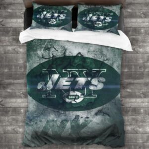Nfl New York Jets Logo Type 56 Bedding Sets Sporty Bedroom Home Decor