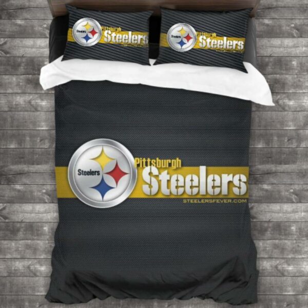 Nfl Pittsburgh Steelers Logo Type 59 Bedding Sets Sporty Bedroom Home Decor