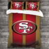 Nfl San Francisco 49Ers Logo Type 60 Bedding Sets Sporty Bedroom Home Decor