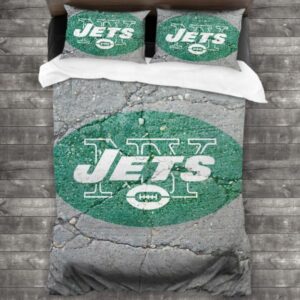 Nfl New York Jets Logo Type 64 Bedding Sets Sporty Bedroom Home Decor