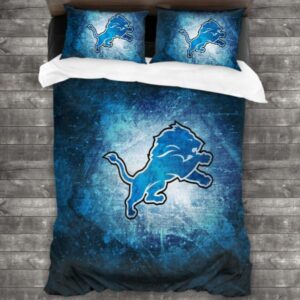 Detroit Lions Logo Type 146 Bedding Sets Sporty Bedroom Home Decor