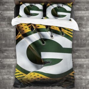 Green Bay Packers Logo Type 147 Bedding Sets Sporty Bedroom Home Decor
