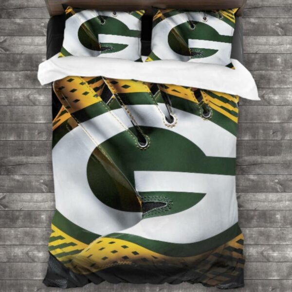Green Bay Packers Logo Type 147 Bedding Sets Sporty Bedroom Home Decor