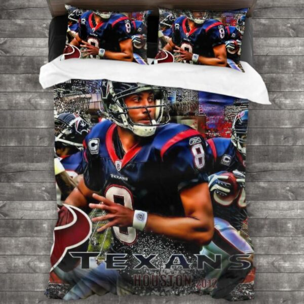 Houston Texans Logo Type 151 Bedding Sets Sporty Bedroom Home Decor