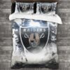 Las Vegas Raiders Logo Type 155 Bedding Sets Sporty Bedroom Home Decor