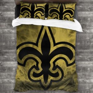 New Orleans Saints Logo Type 159 Bedding Sets Sporty Bedroom Home Decor