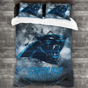 Nfl Carolina Panthers Logo Type 164 Bedding Sets Sporty Bedroom Home Decor