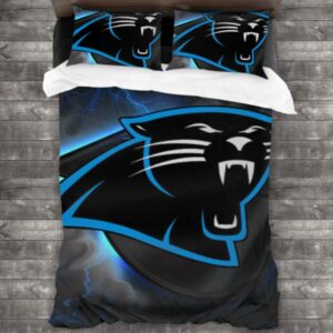 Nfl Carolina Panthers Logo Type 166 Bedding Sets Sporty Bedroom Home Decor
