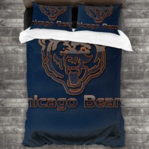 Nfl Chicago Bears Logo Type 167 Bedding Sets Sporty Bedroom Home Decor