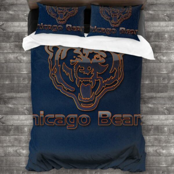 Nfl Chicago Bears Logo Type 167 Bedding Sets Sporty Bedroom Home Decor