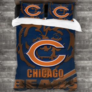 Nfl Chicago Bears Logo Type 168 Bedding Sets Sporty Bedroom Home Decor