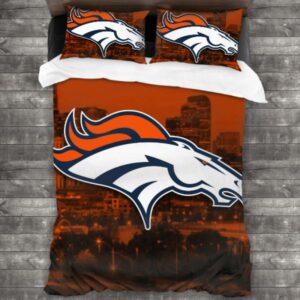 Nfl Denver Broncos Logo Type 171 Bedding Sets Sporty Bedroom Home Decor