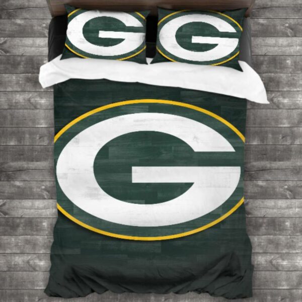 Nfl Green Bay Packers Logo Type 174 Bedding Sets Sporty Bedroom Home Decor