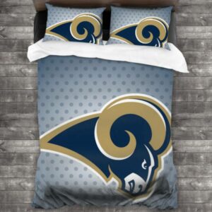 Nfl Los Angeles Rams Logo Type 177 Bedding Sets Sporty Bedroom Home Decor