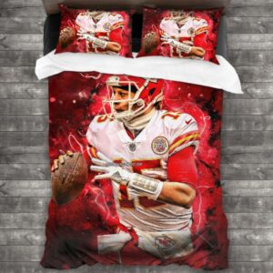 Nfl Kansas City Chiefs Logo Type 179 Bedding Sets Sporty Bedroom Home Decor