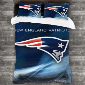 Nfl New England Patriots Logo Type 180 Bedding Sets Sporty Bedroom Home Decor