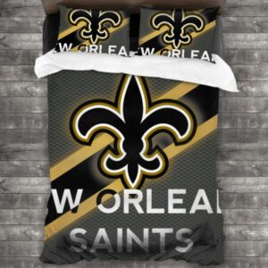 Nfl New Orleans Saints Logo Type 185 Bedding Sets Sporty Bedroom Home Decor