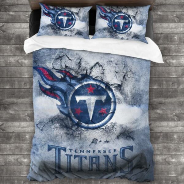 Tennessee Titans Logo Type 201 Bedding Sets Sporty Bedroom Home Decor