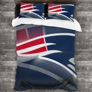 Nfl New England Patriots Logo Type 258 Bedding Sets Sporty Bedroom Home Decor