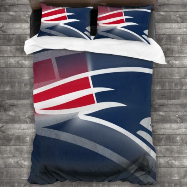 Nfl New England Patriots Logo Type 258 Bedding Sets Sporty Bedroom Home Decor