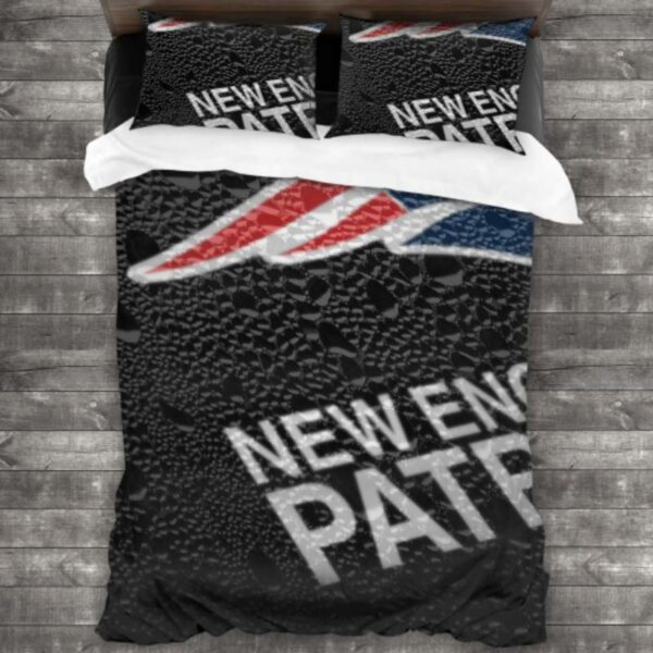 Nfl New England Patriots Logo Type 259 Bedding Sets Sporty Bedroom Home Decor