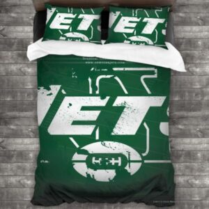 Nfl New York Jets Logo Type 267 Bedding Sets Sporty Bedroom Home Decor