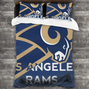 Nfl Los Angeles Rams Logo Type 324 Bedding Sets Sporty Bedroom Home Decor