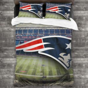 Nfl New England Patriots Logo Type 327 Bedding Sets Sporty Bedroom Home Decor