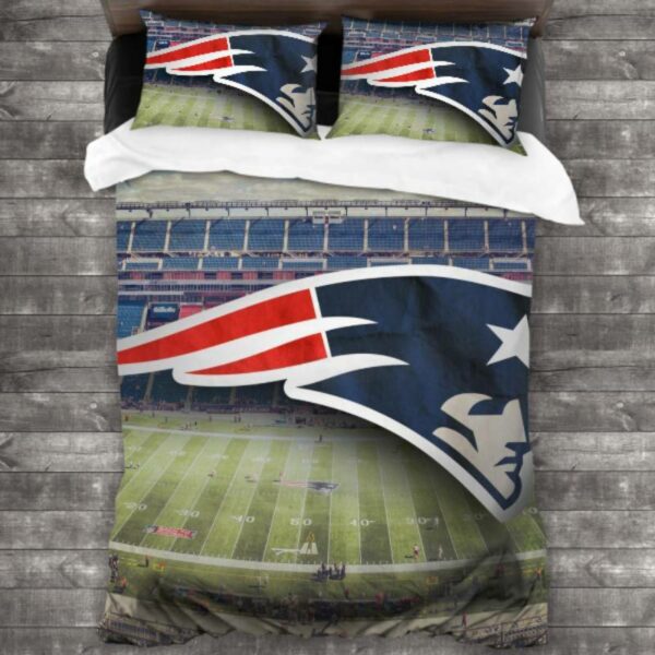 Nfl New England Patriots Logo Type 327 Bedding Sets Sporty Bedroom Home Decor