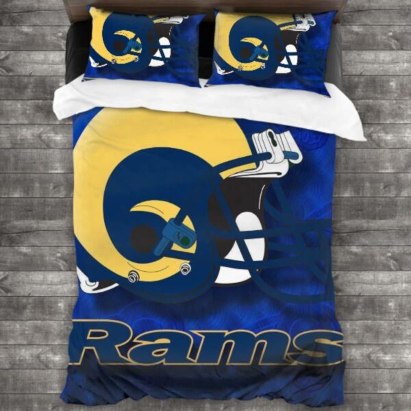 Los Angeles Rams Logo Type 375 Bedding Sets Sporty Bedroom Home Decor