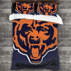 Nfl Chicago Bears Logo Type 414 Bedding Sets Sporty Bedroom Home Decor