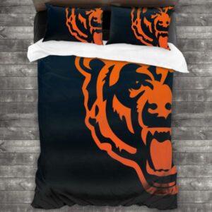 Nfl Chicago Bears Logo Type 415 Bedding Sets Sporty Bedroom Home Decor