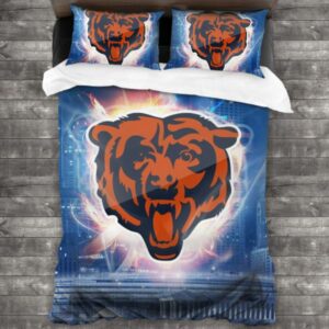 Nfl Chicago Bears Logo Type 416 Bedding Sets Sporty Bedroom Home Decor